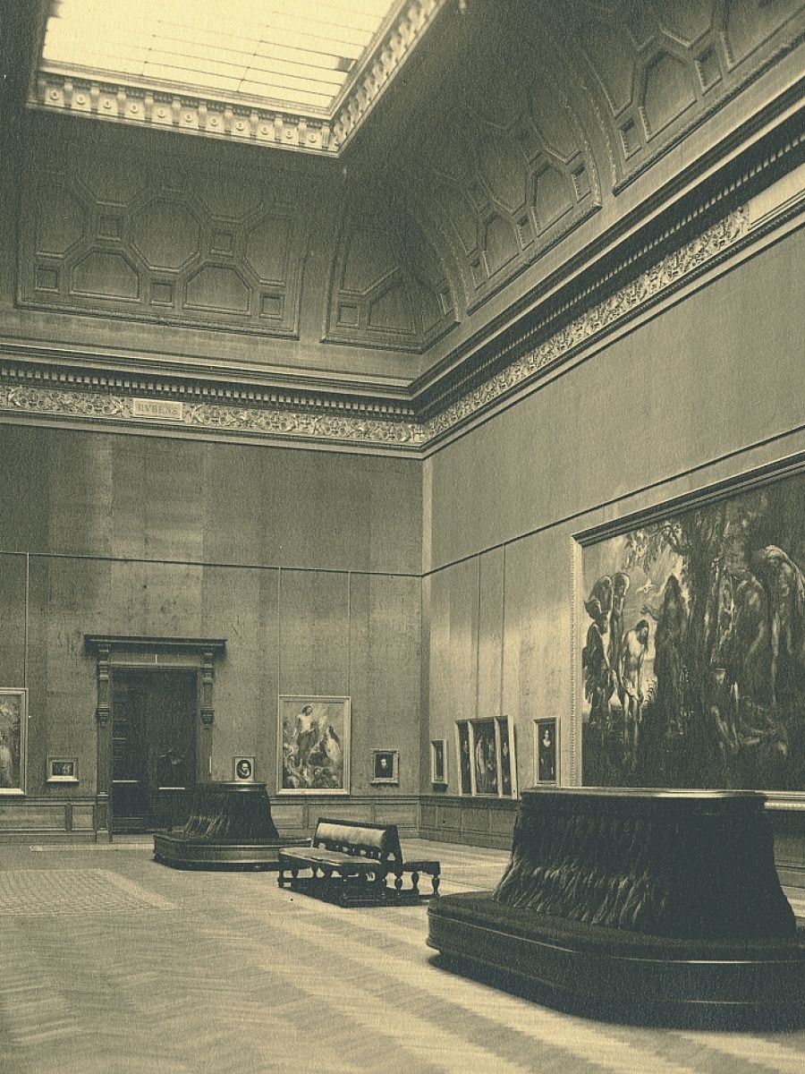 De Rubenszaal in 1920.