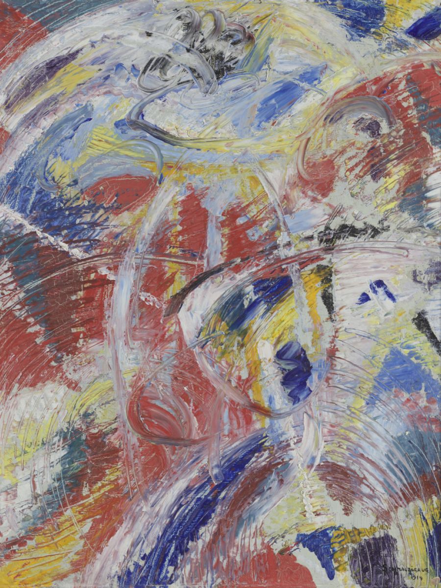 the first Belgian abstract painting.