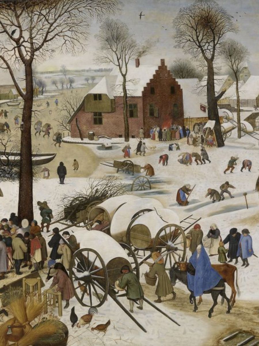 PieterBrueghel II, De volkstelling in Bethlehem, KMSKA