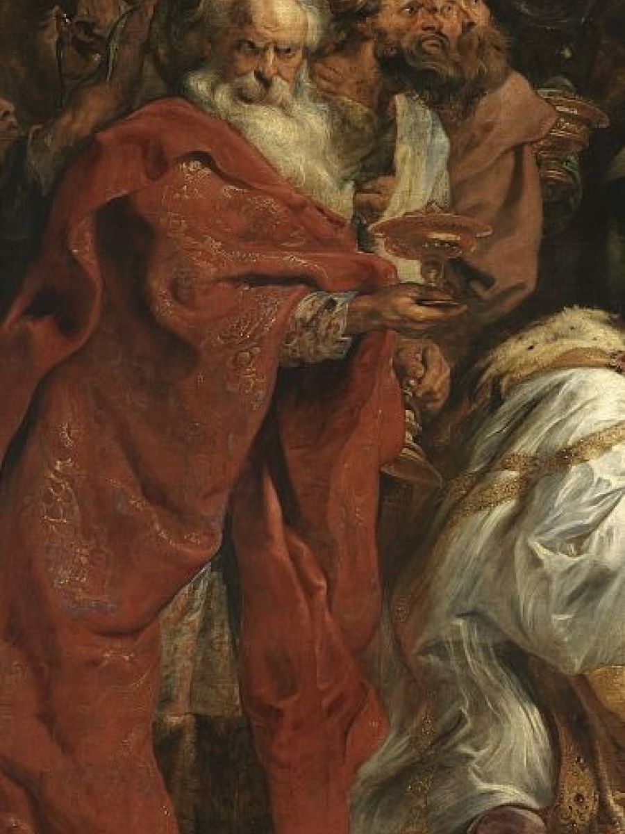 Peter Paul Rubens, Aanbidding door de koningen, detail