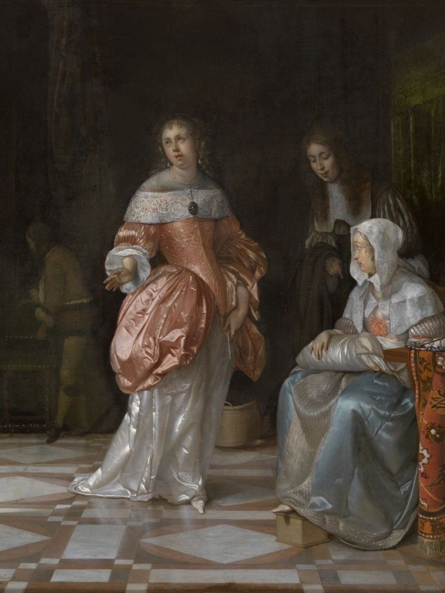 Eglon van der Neer, Kraambezoek