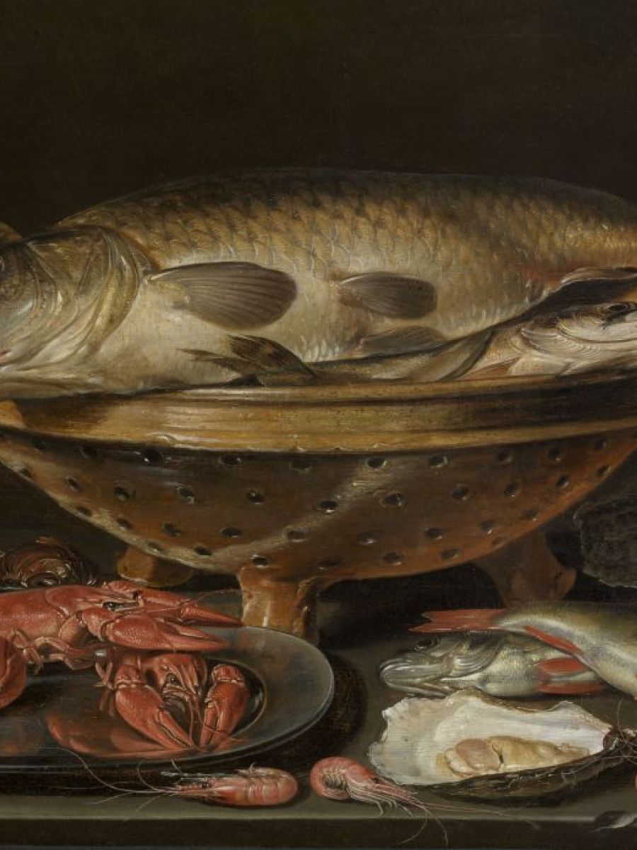 Stilleven met vis, Clara Peeters