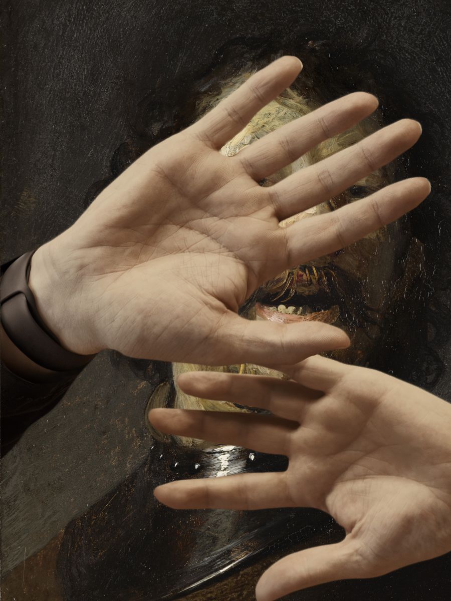 De lachende man, Rembrandt van Rijn, Mauritshuis, Den Haag